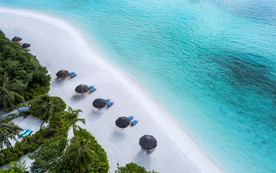 Four-Seasons-Kuda-Huraa-Beach-Bungalows-with-Pool-Aerial.