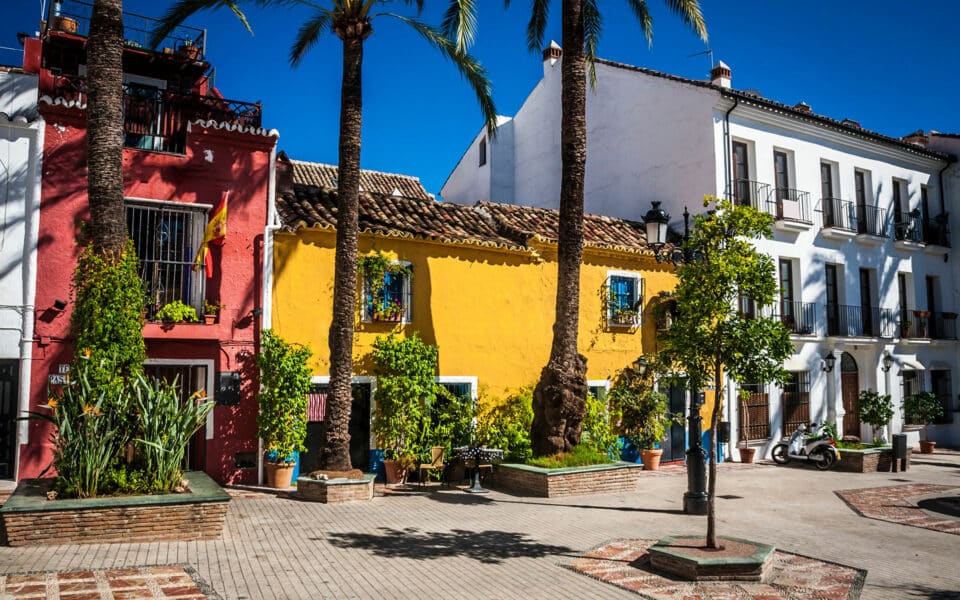 Beautiful old city, Marbella in Spain