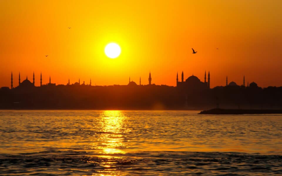 Istanbul River Sunset, Turkey