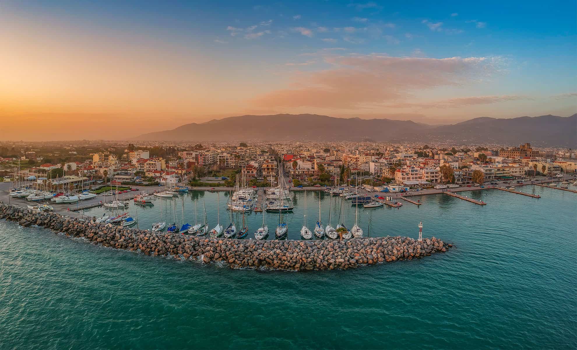 Kalamata Habour Sunset