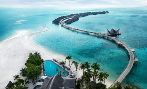 Joali Maldives Aerial Pool View