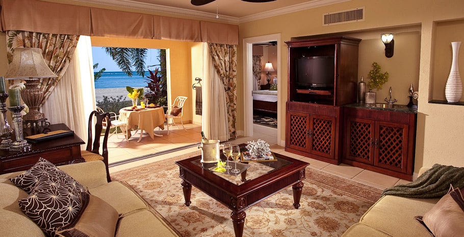 Sandals South Coast Beachfront One Bedroom Walkout Butler Suite