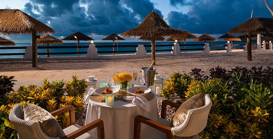 Sandals Grande Antigua Caribbean Beachfront Butler Rondoval