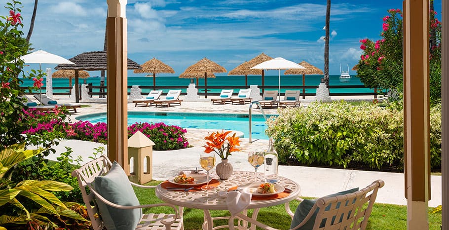 Sandals Grande Antigua Caribbean Honeymoon Beachfront Grande Luxe Walkout Club Level Room