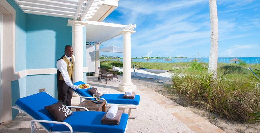 Sandals Emerald Bay Prime Minister Honeymoon One Bedroom Beachfront Walkout Butler Villa Suite