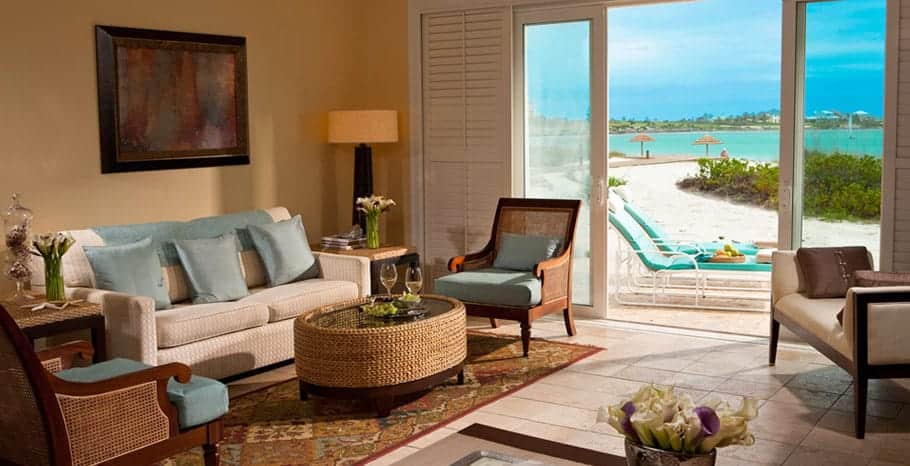 Sandals Emerald Bay Prime Minister Honeymoon One Bedroom Beachfront Walkout Butler Villa Suite