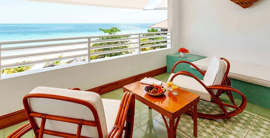 Couples Swept Away Jamaica Great House Ocean Suite Balcony