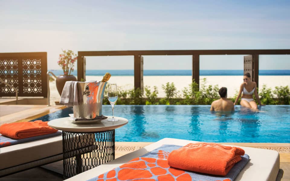 Saadiyat Rotana Resort 2 Bedroom Beachfront Villa Private Pool