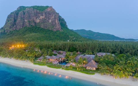 LUX-Le-Morne-Beach-Aerial