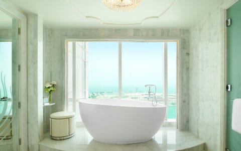 The St. Regis Abu Dhabi Grand Deluxe Suite Bathroom