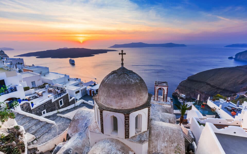 Sunset at Santorini