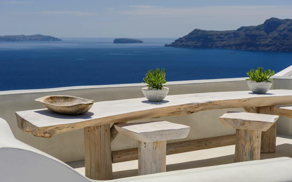 Table for two with a view