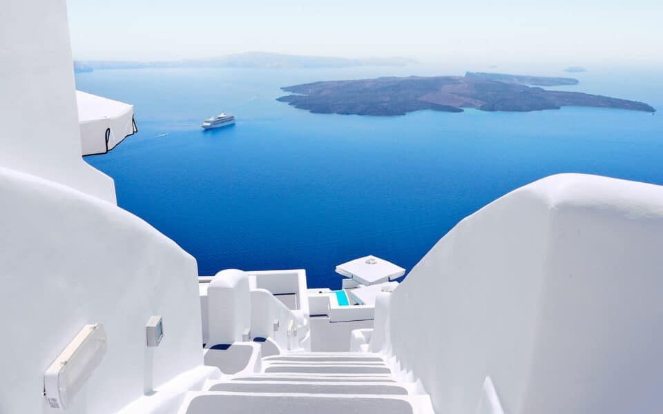 White-Washed Walls of Santorini