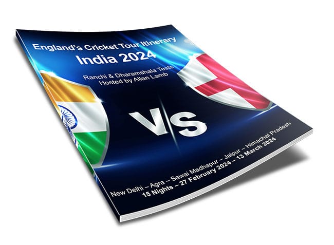 England Cricket Tour of India 2024 Itinerary Cover